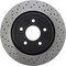 Centric Parts Premium Oe Drilled Brake Rotor, 128.62103 128.62103 - alternate 1